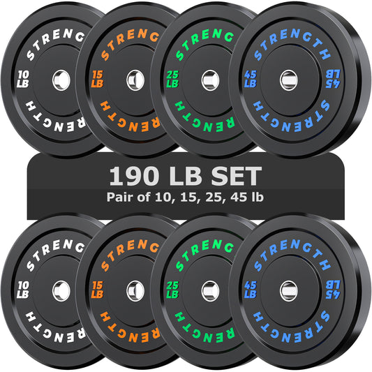 190LB Rubber Bumper Plates