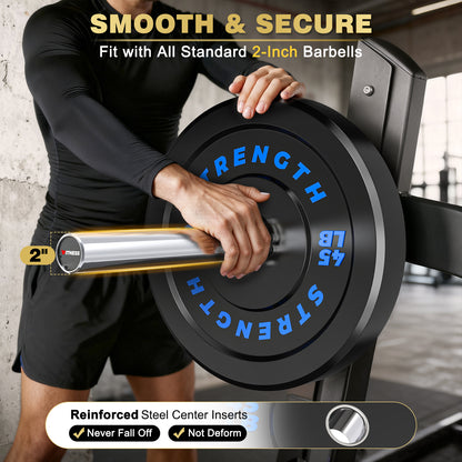 190LB Rubber Bumper Plates