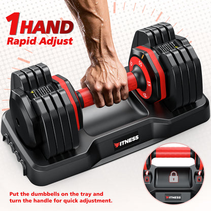 5 Weights Adjustable Dumbbells